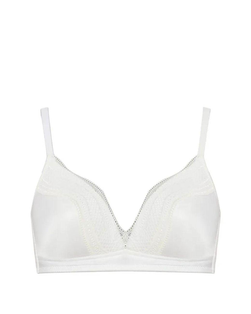 Hanro Celia Hanro Cira Lace Bra in Natural | Lyst