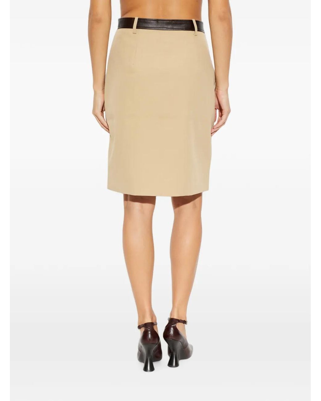 Baum und Pferdgarten Natural Svea Buckle-Detail Mini Skirt