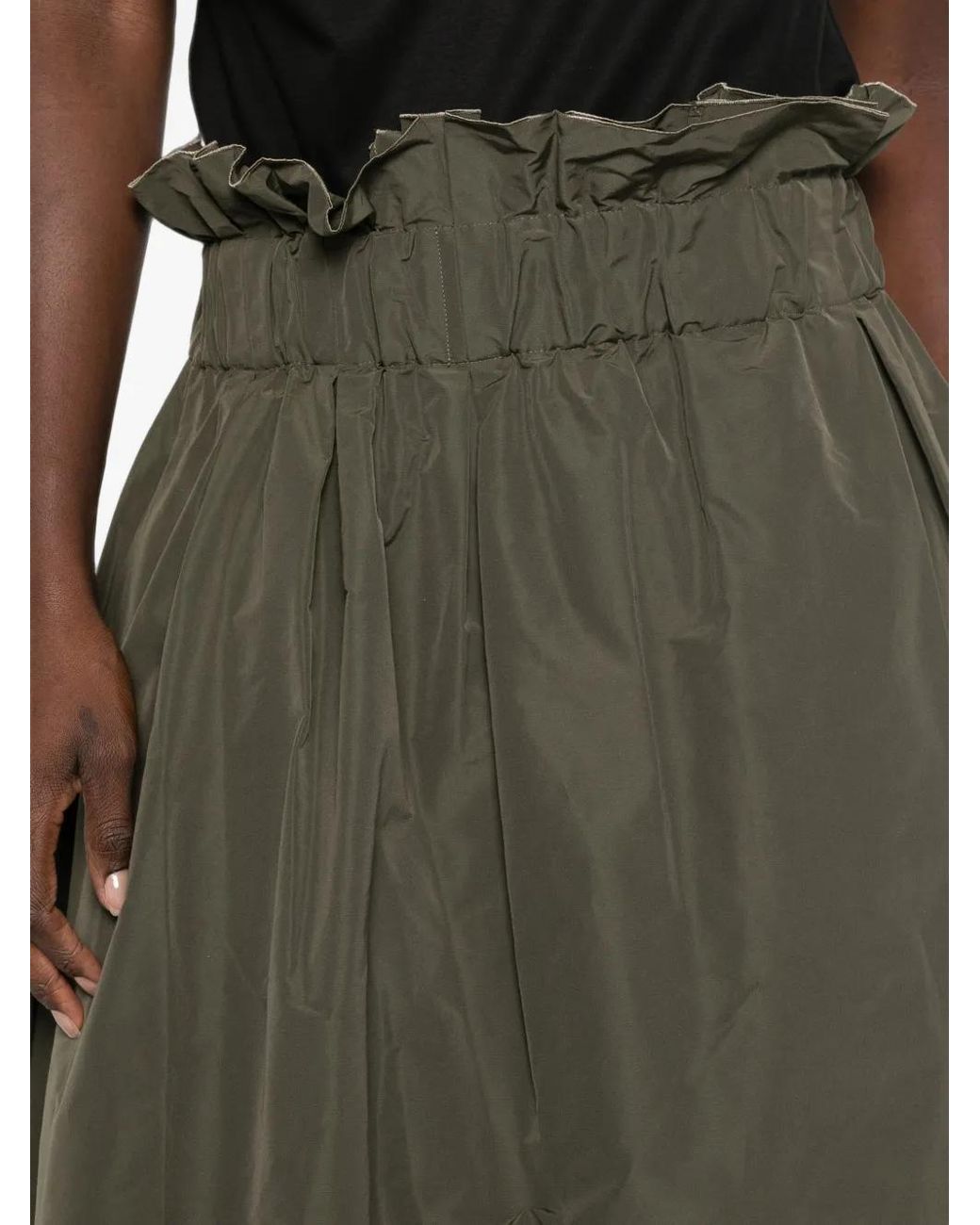 Co.Go Green Pleated Maxi Skirt
