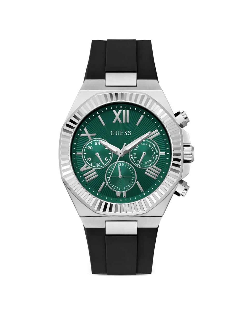 Guess Green Montre À Détail De Logo 44 Mm for men