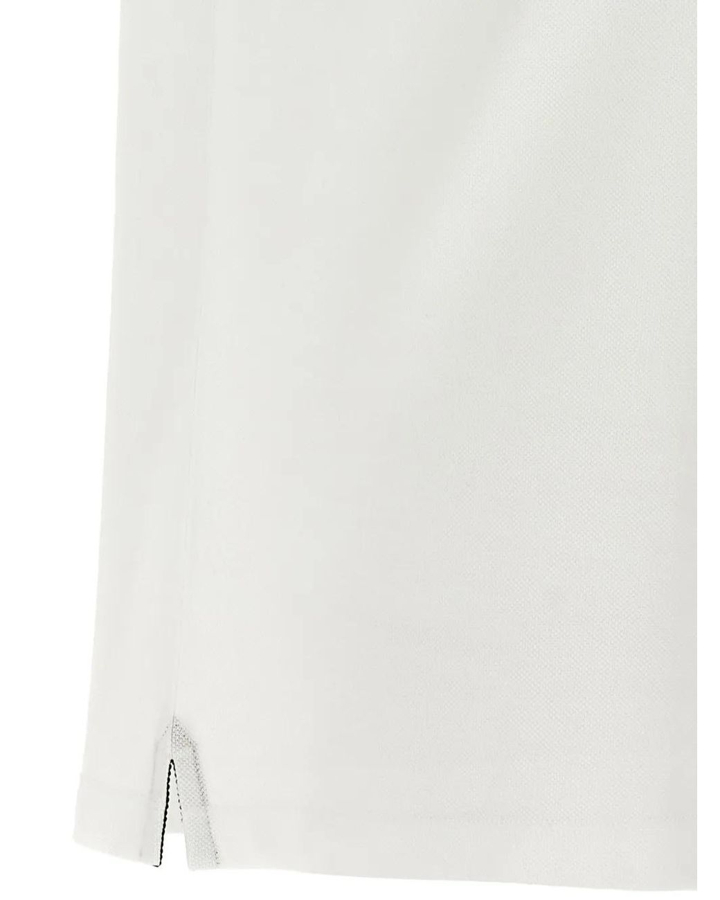 Moncler White Short Sleeves Polo Shirt for men