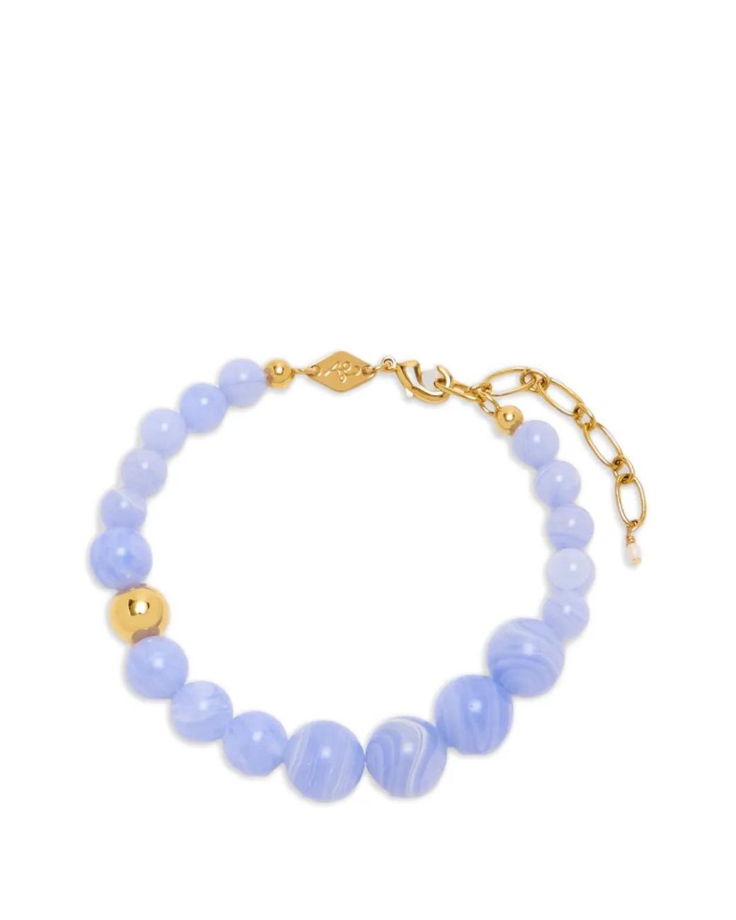 Anni Lu Blue Bracelet Float À Perles
