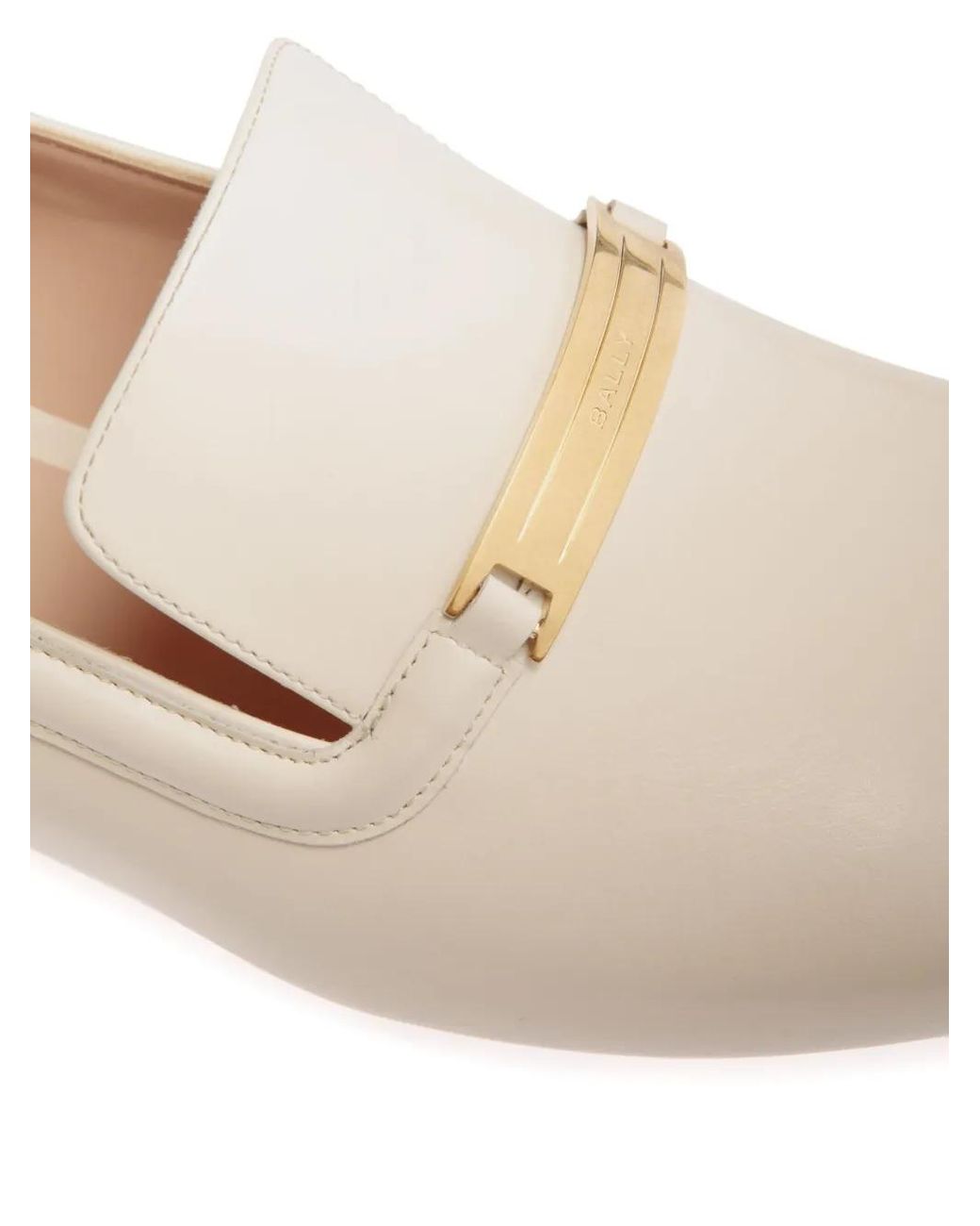Bally Natural Deco Ballet Flats