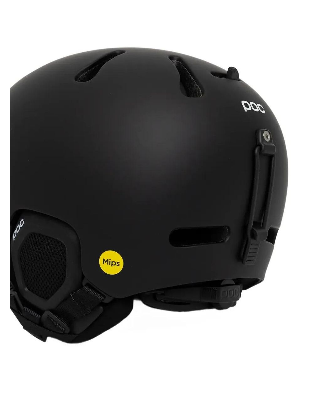 Poc Black Logo-Print Ski Helmet