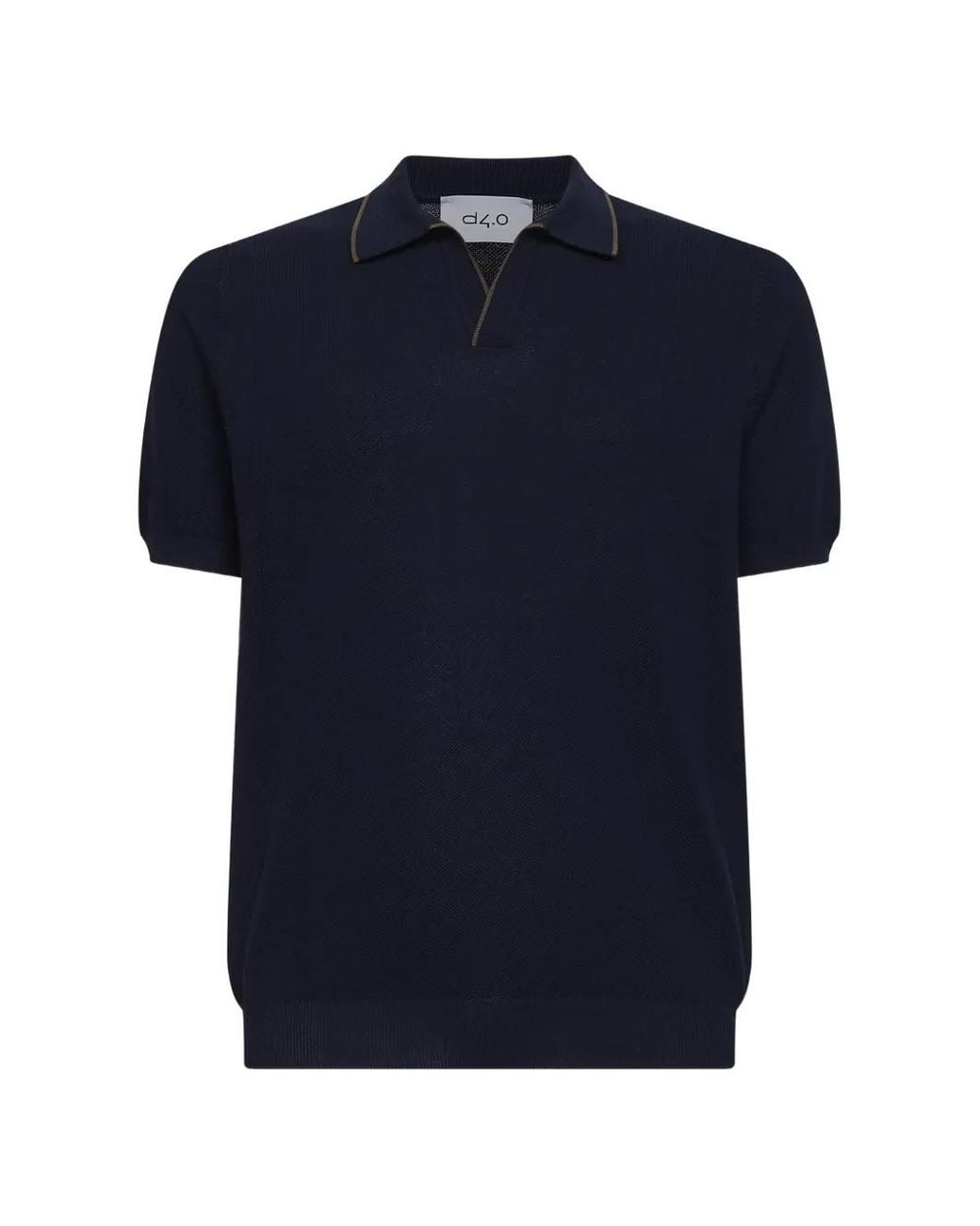 Polo De Canalé D4.0 de hombre de color Blue