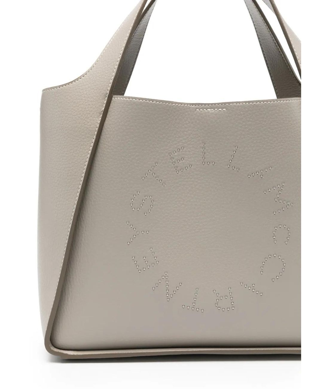 Stella McCartney Gray Stella Logo Tote Bag