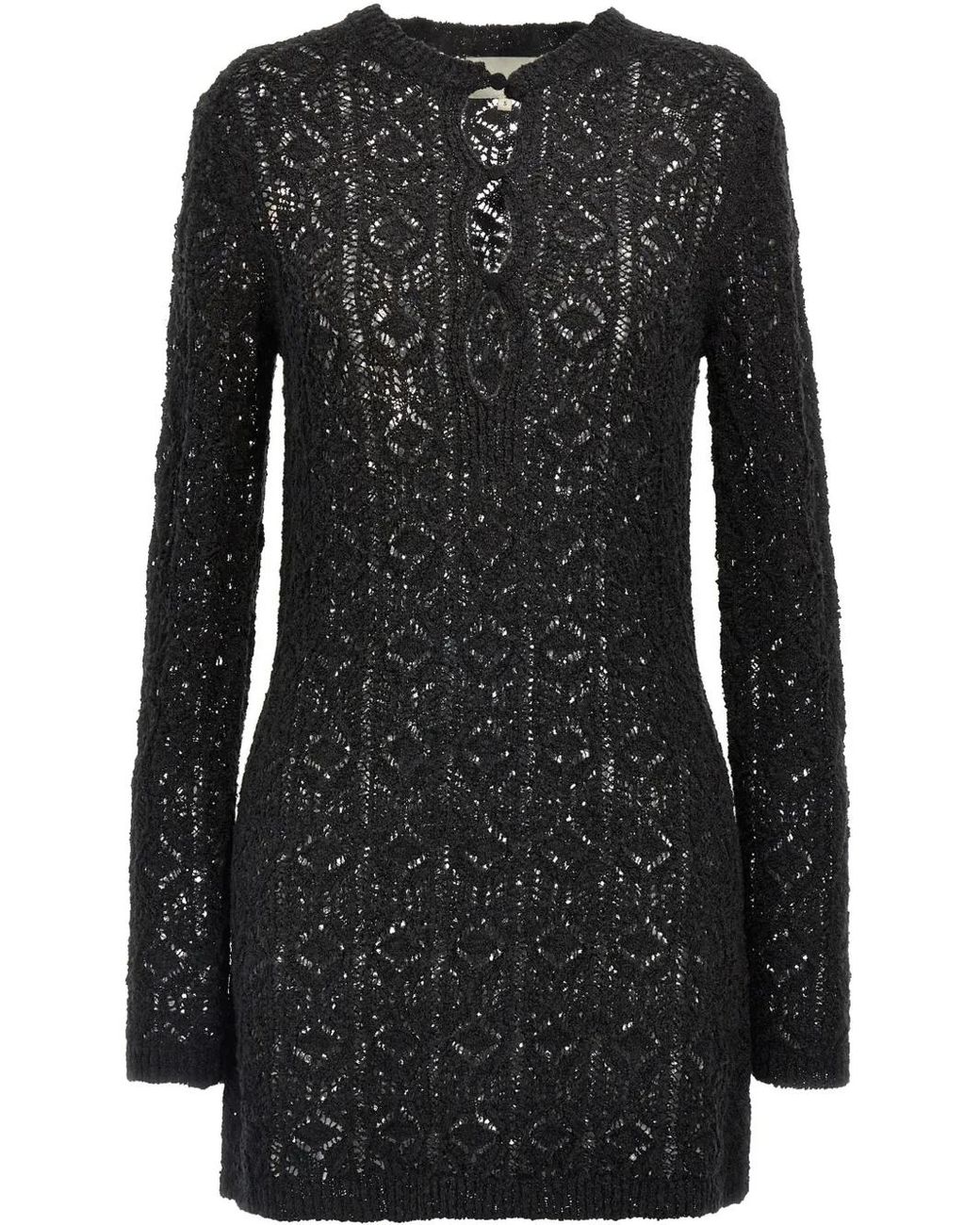 Loulou de Saison Black Evans Mini Dress