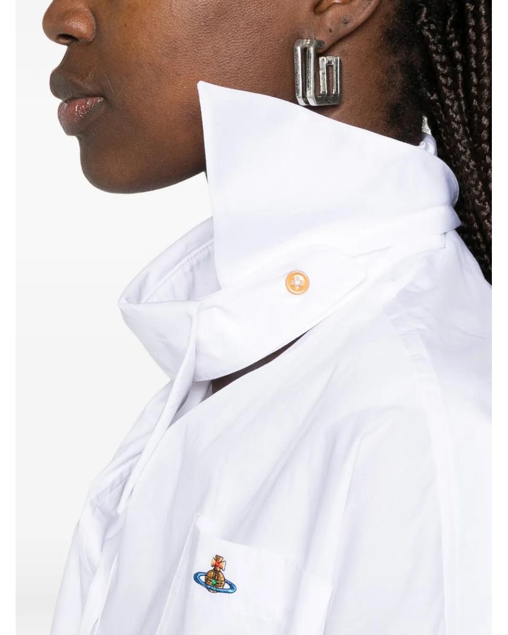 Vivienne Westwood White Drunken Shirt Dress