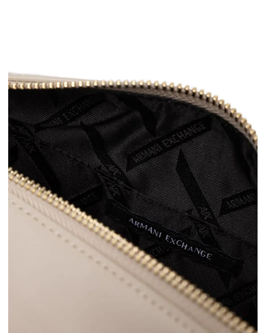 ARMANI EXCHANGE Natural Logo-Detail Shoulder Bag
