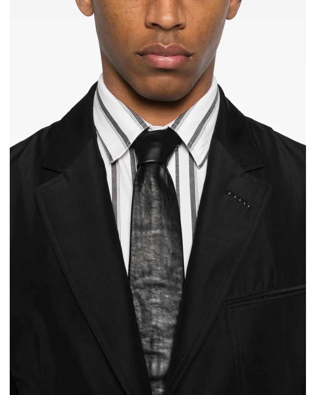 Tom Ford Black Single-Breasted Blazer for men