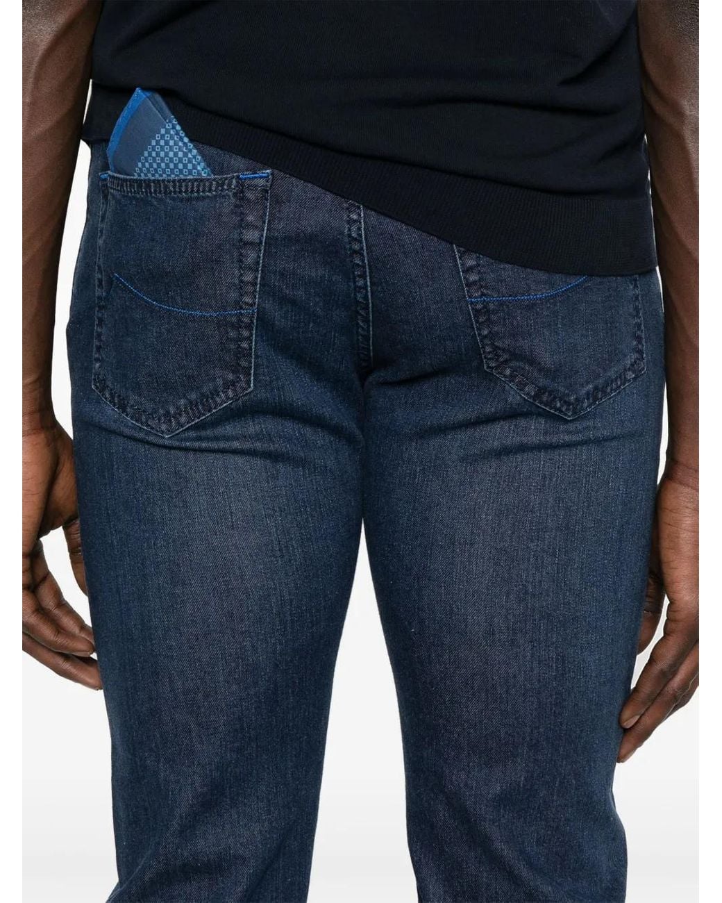 Jacob Cohen Blue Straight-Leg Jeans for men