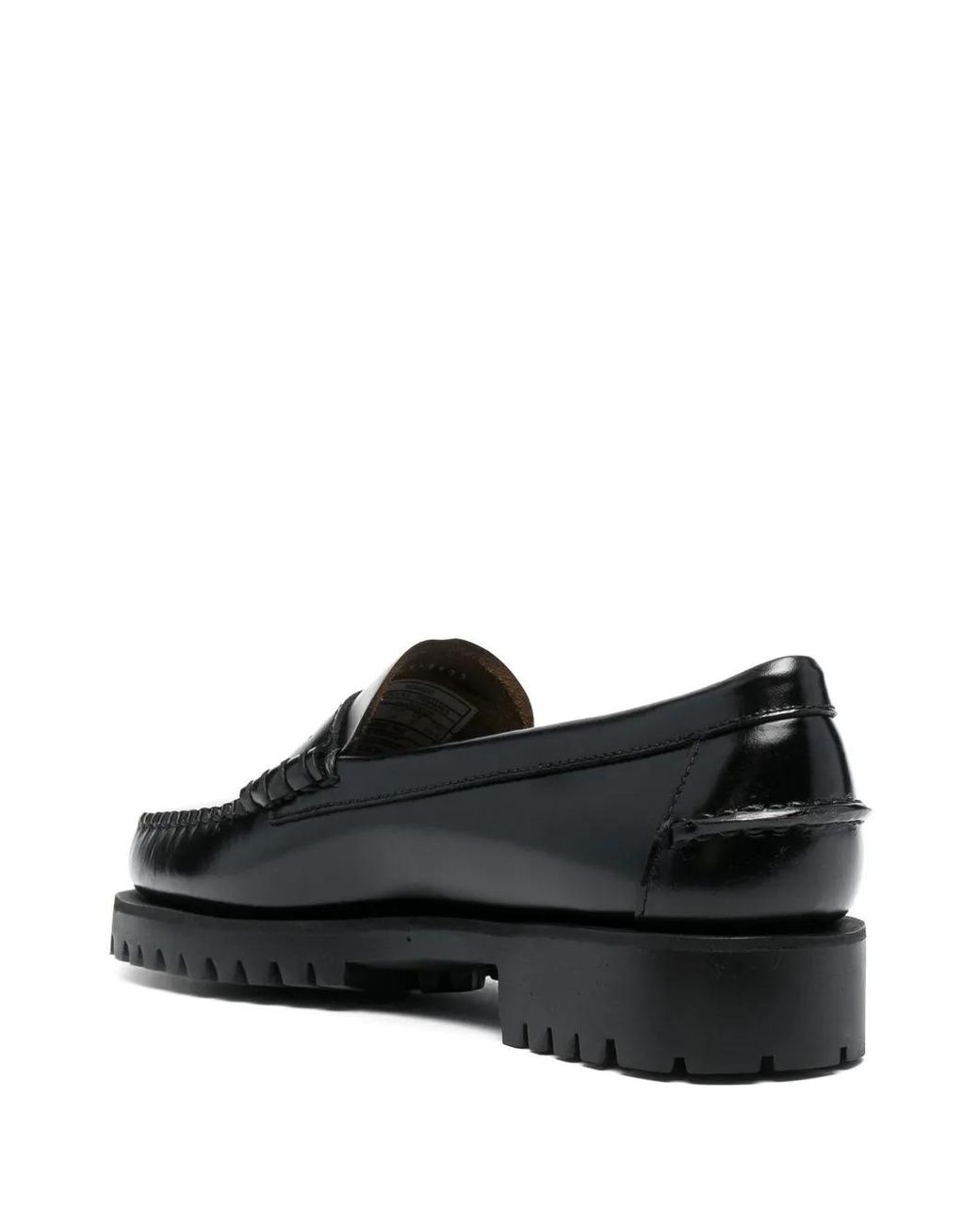 Sebago Black Dan Penny Flat Loafers