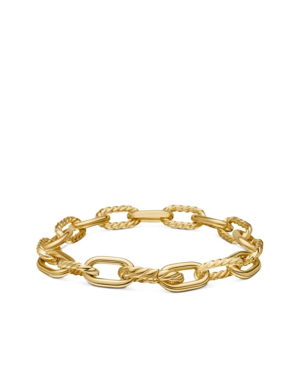 David Yurman Metallic 18Kt Dy Madison Chain Bracelet (8.5Mm)