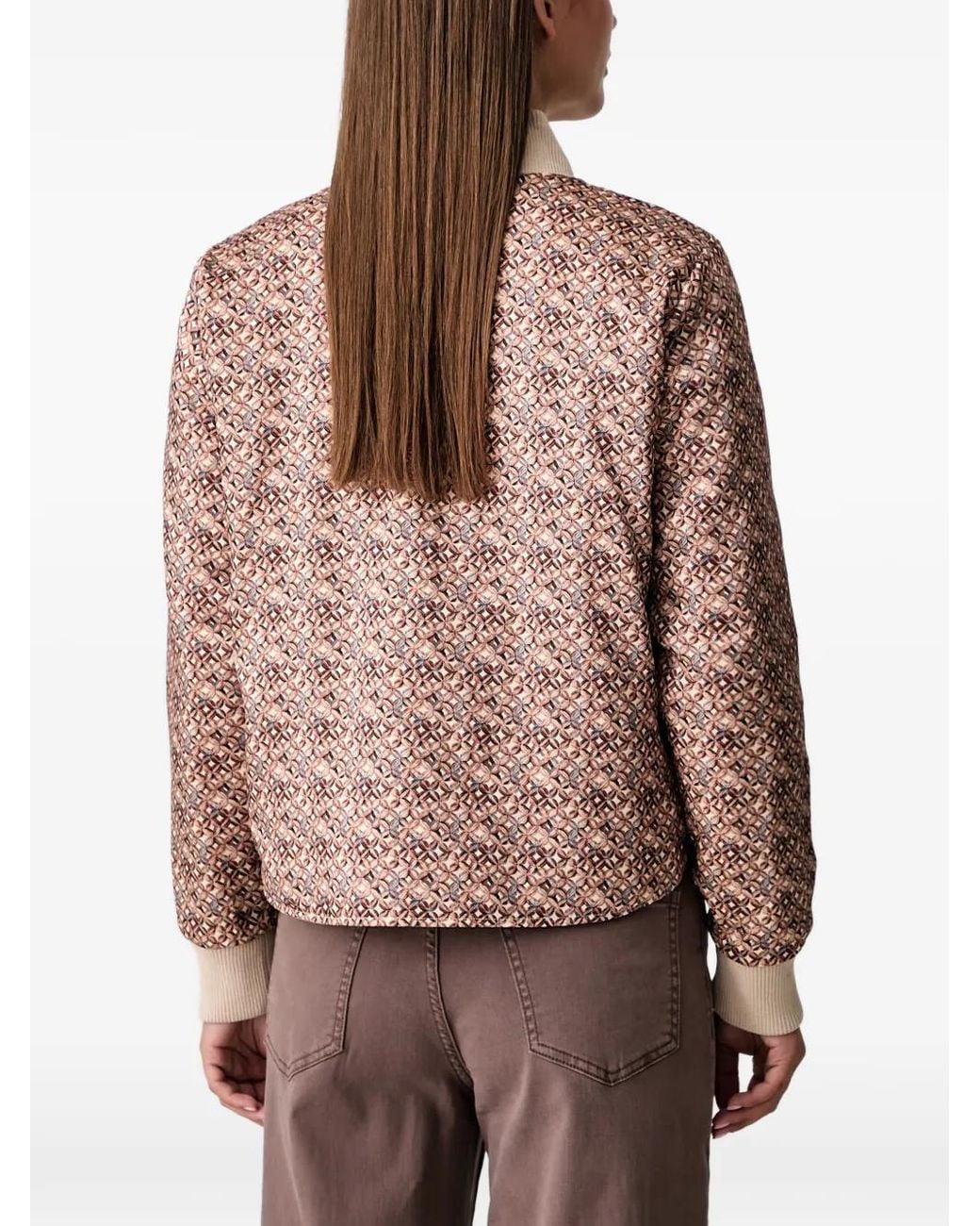 Scotch & Soda Natural Reversible Quilted Bomber Jacket