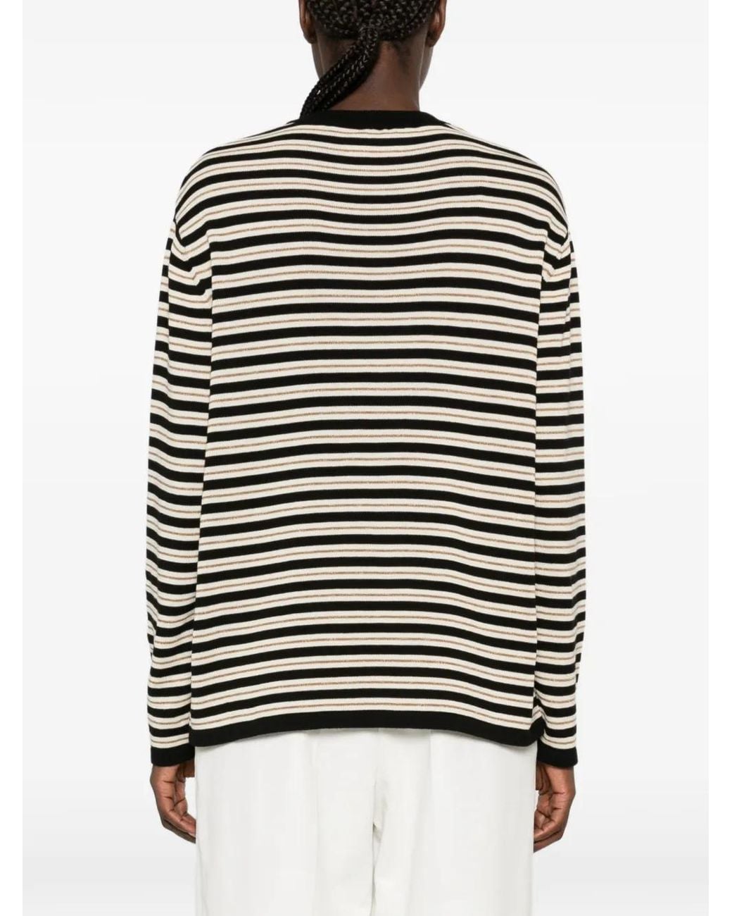 Pull À Rayures Cordera en coloris Black