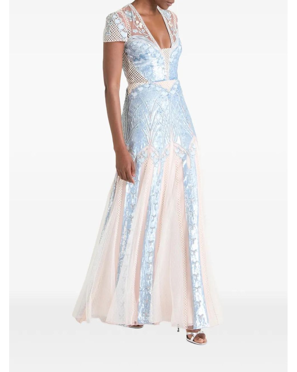 Temperley London White Robe Longue Cabira