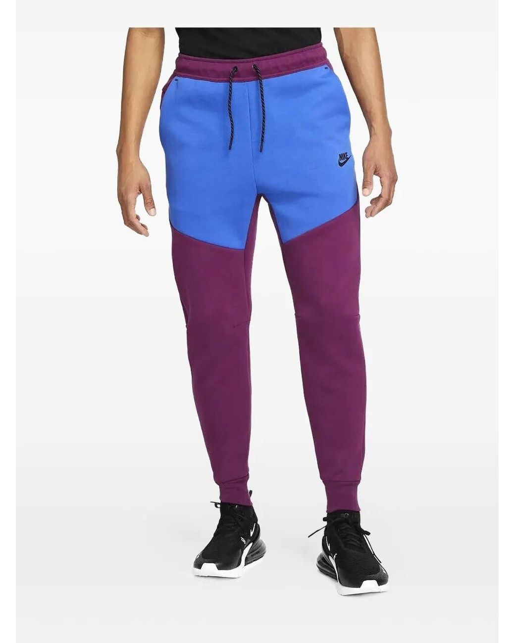 Nike Blue Tech-Fleece Track Pants for men