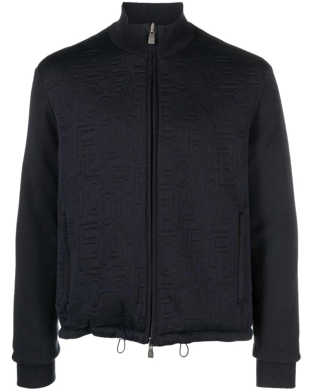 Chaqueta Bomber Con Logo Corneliani de hombre de color Black