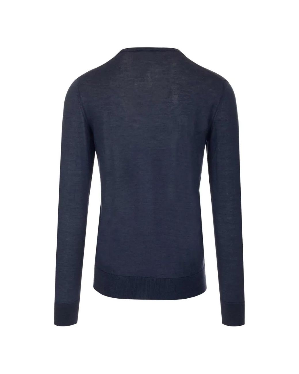 Al Duca D'aosta Blue Crew-Neck Long-Sleeve T-Shirt for men