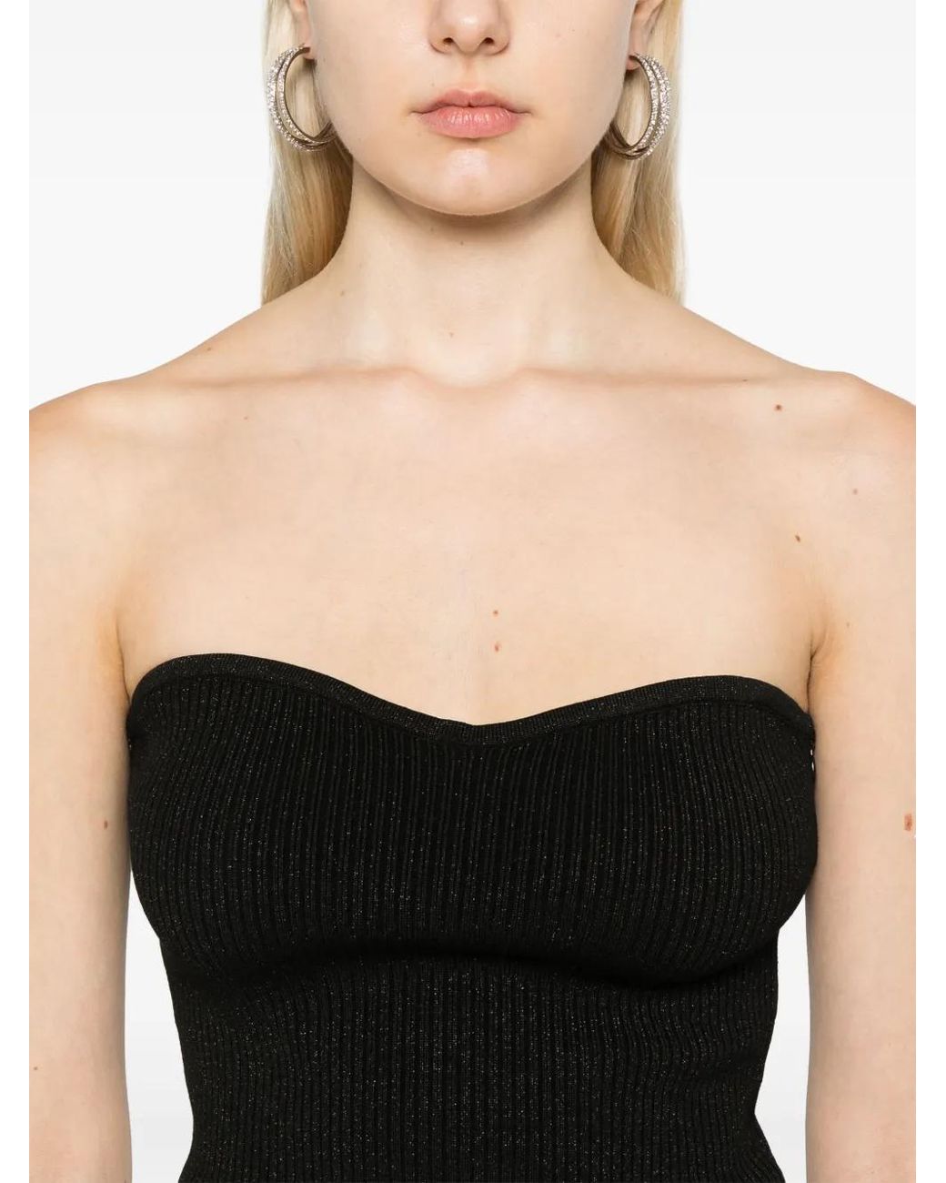 Peserico Black Lurex Top