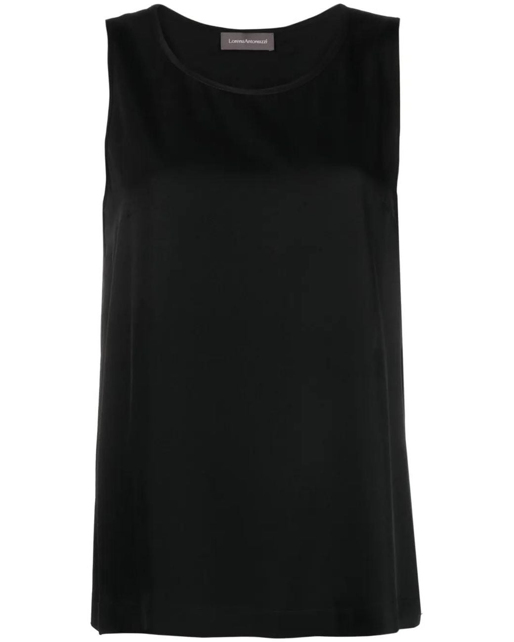 Lorena Antoniazzi Black Sleeveless Tank Top