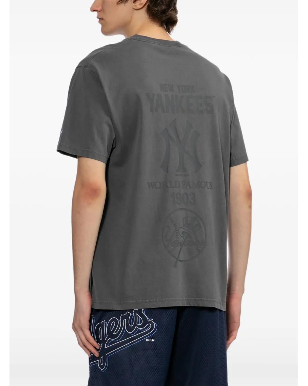 KTZ Gray Ny Yankees T-Shirt for men