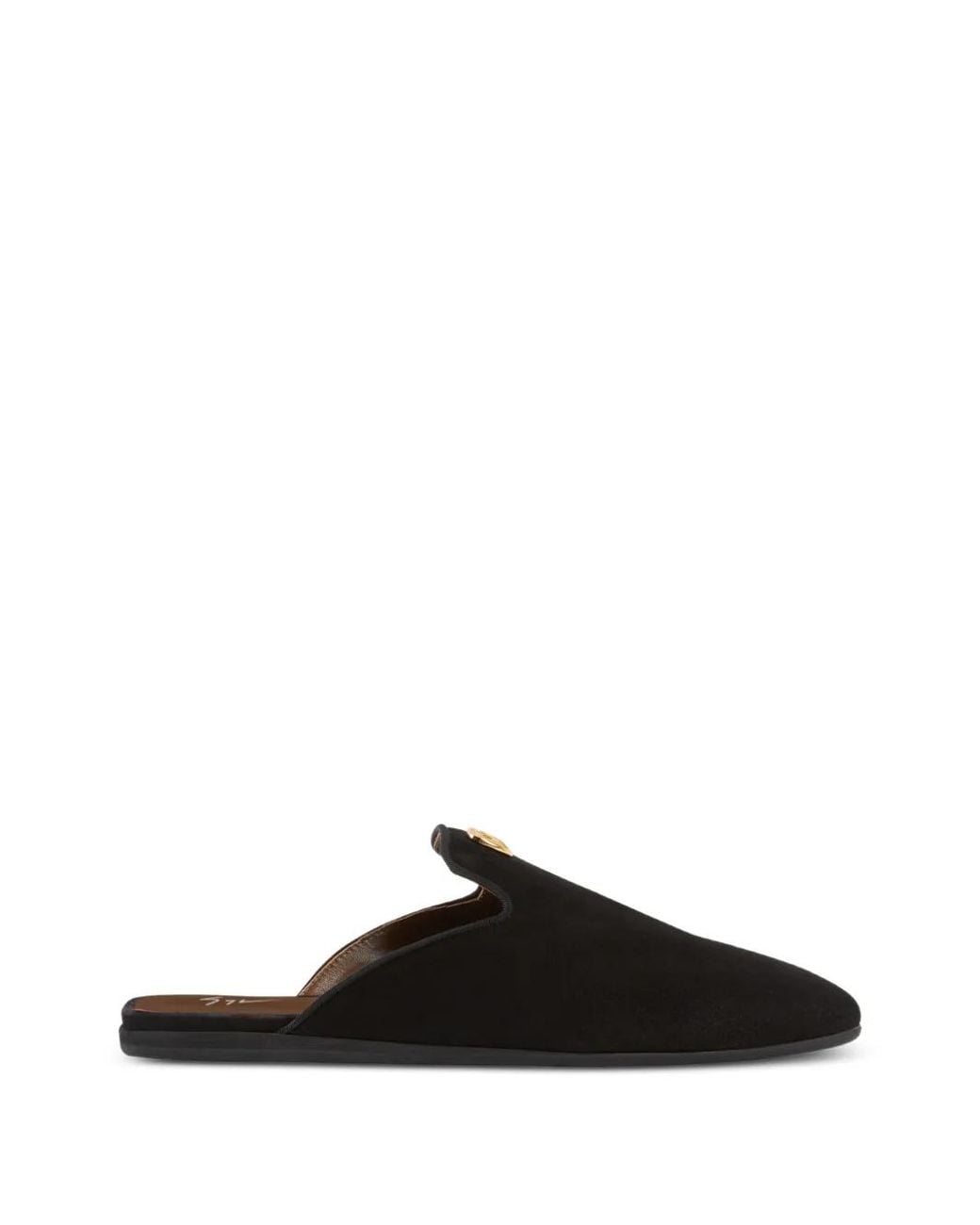 Giuseppe Zanotti Black Mules Seal