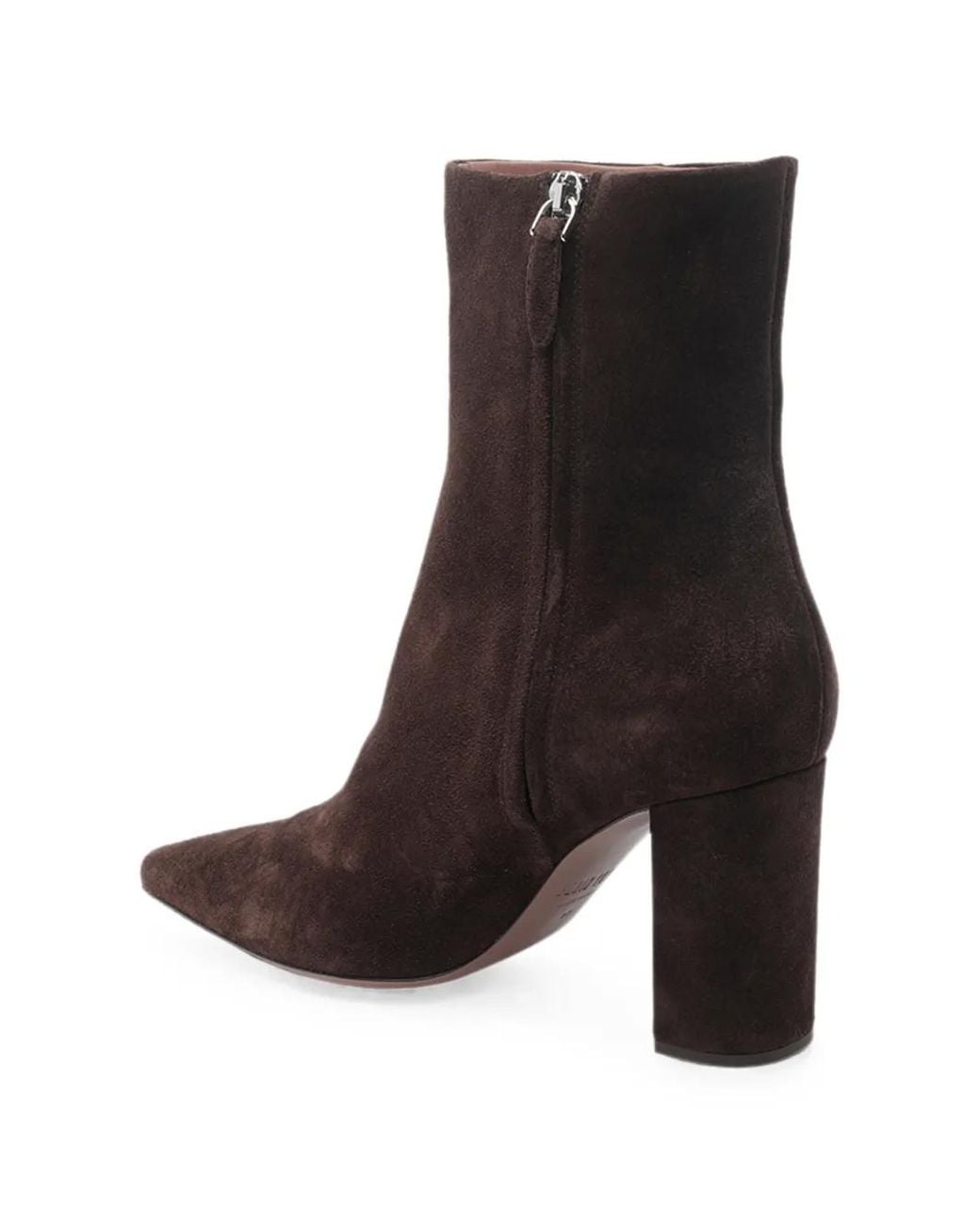 Paris Texas Brown Anja Pointed-Toe Ankle Boots