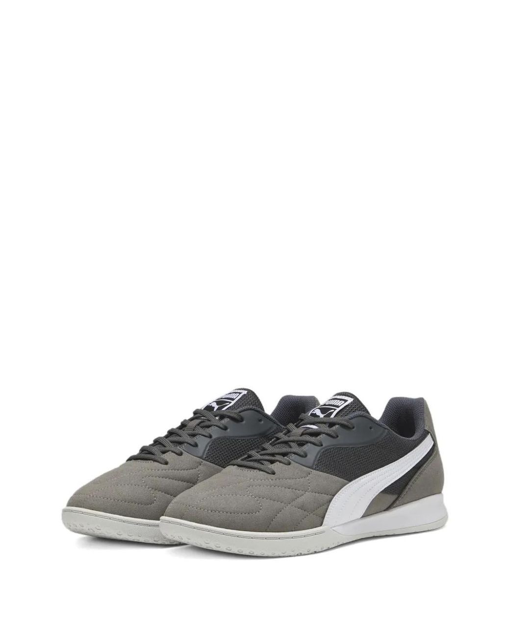 PUMA Gray King Top Suede Sneakers for men