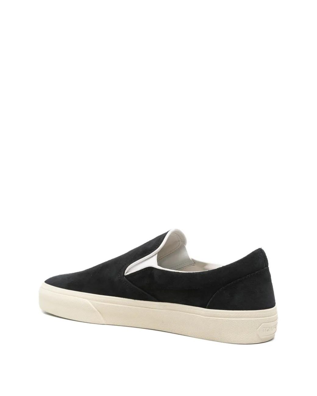 Tom Ford Black Chaussures À Design Sans Lacets for men