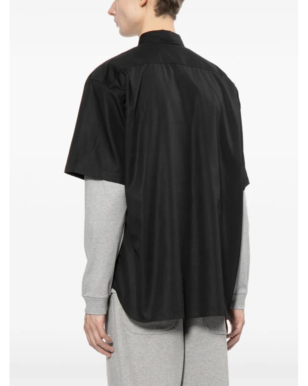 Comme des Garçons Black Logo-Embroidered Shirt for men