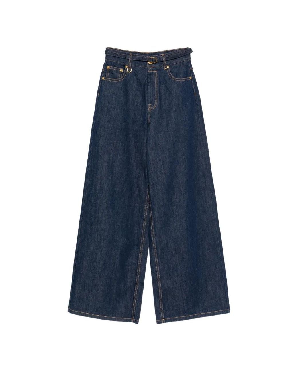 Zimmermann Blue Relaxed Flare Jeans