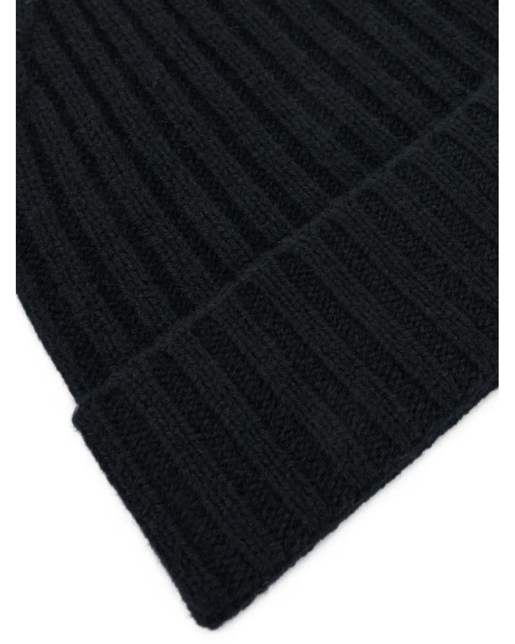 Boggi Black Beanie for men