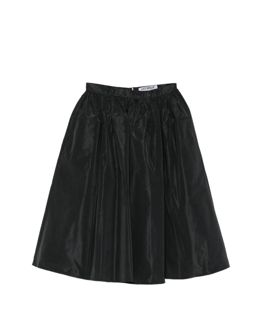 Lutz Huelle Black Glory Pleated Midi Skirt