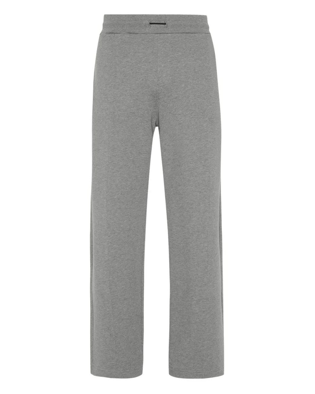 Billionaire Gray Logo-Print Track Pants for men