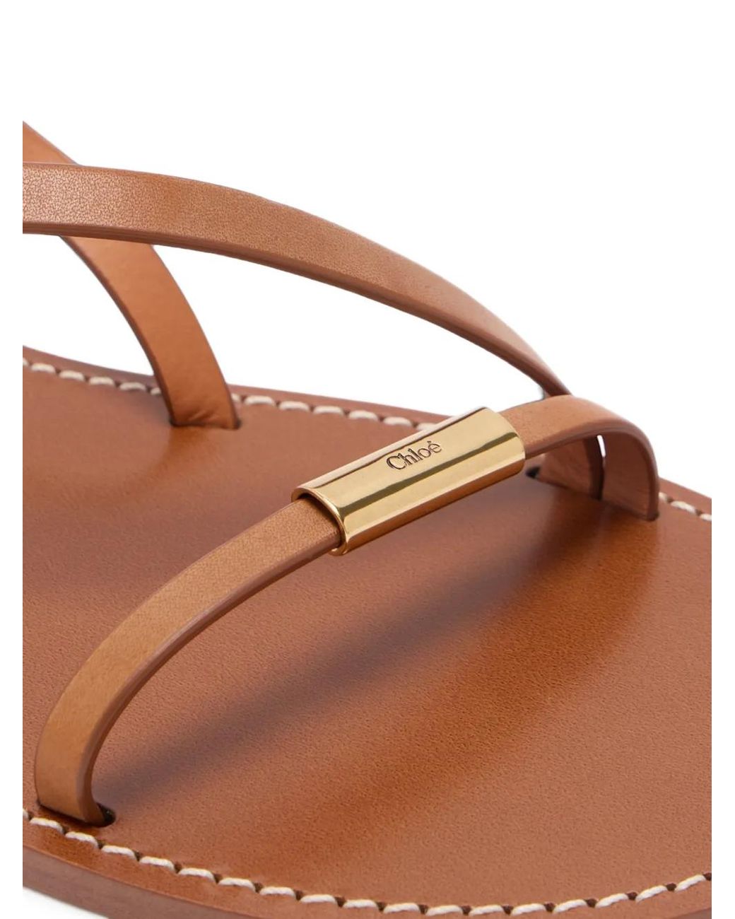 COACH Brown Matilda Logo-Plaque Buckled Sandals