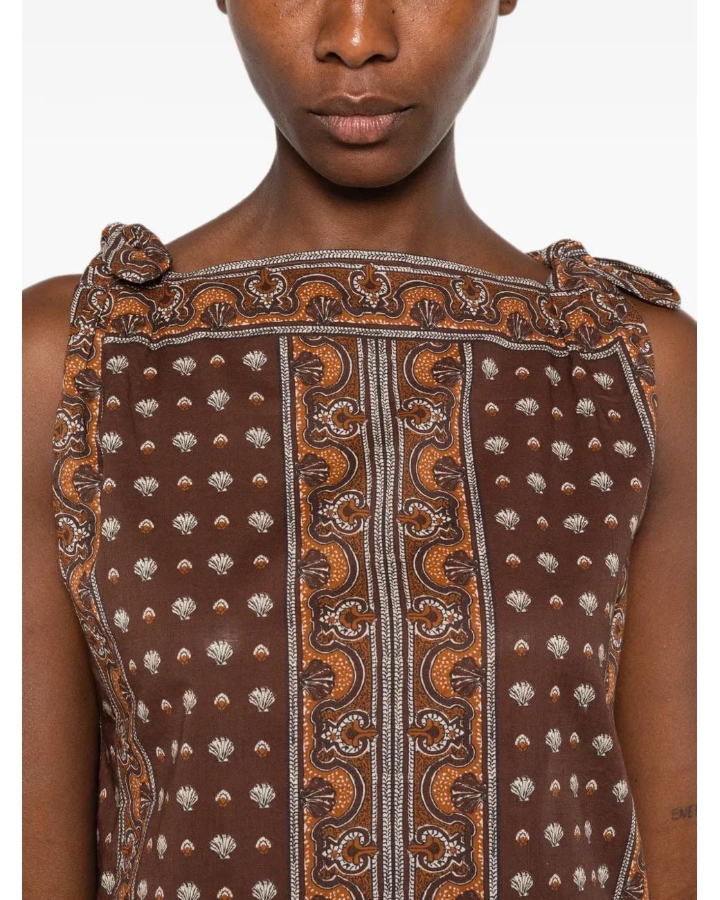 Doen Brown Amalia Top