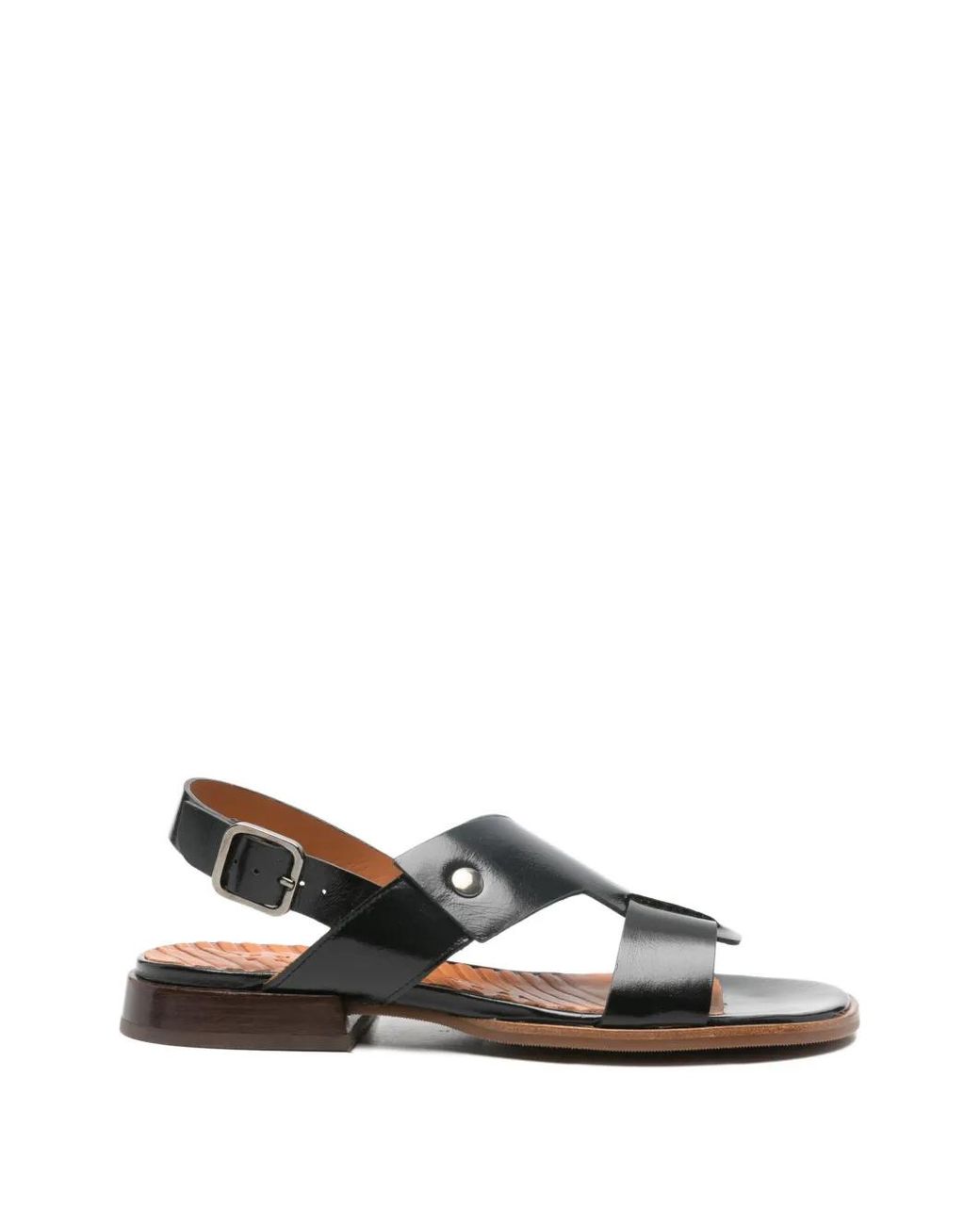 Chie Mihara White Leather Sandals