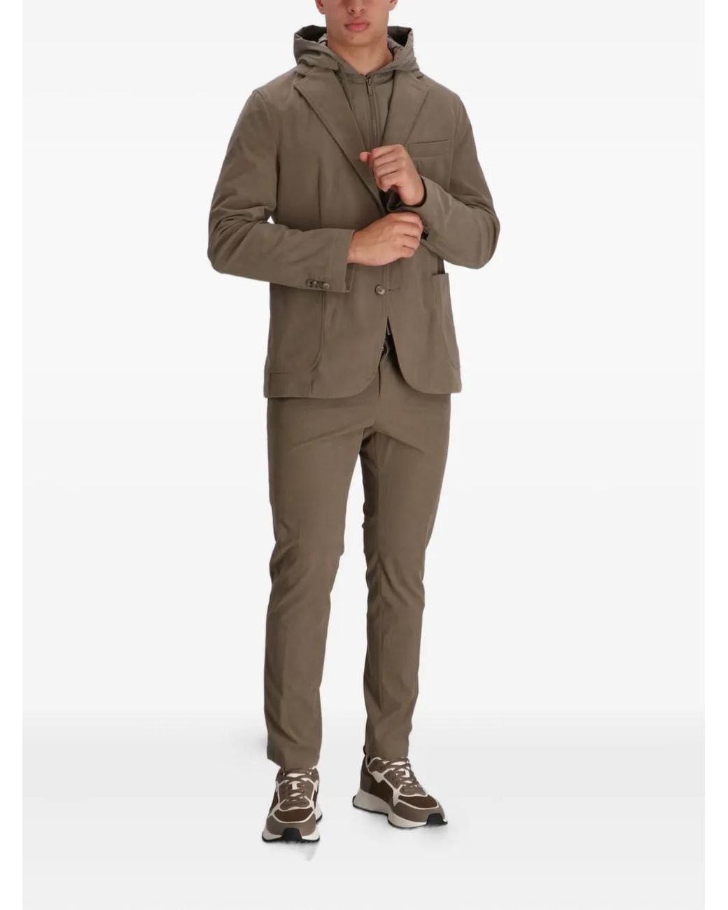 Boss Brown Hooded Jacket for men