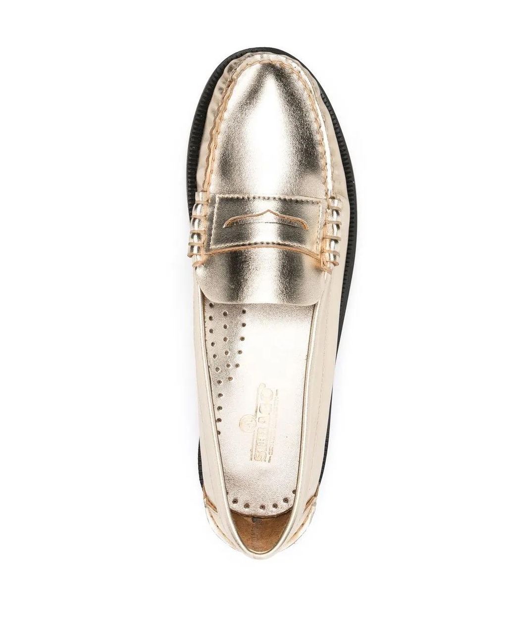 Sebago White Metallic-Loafer