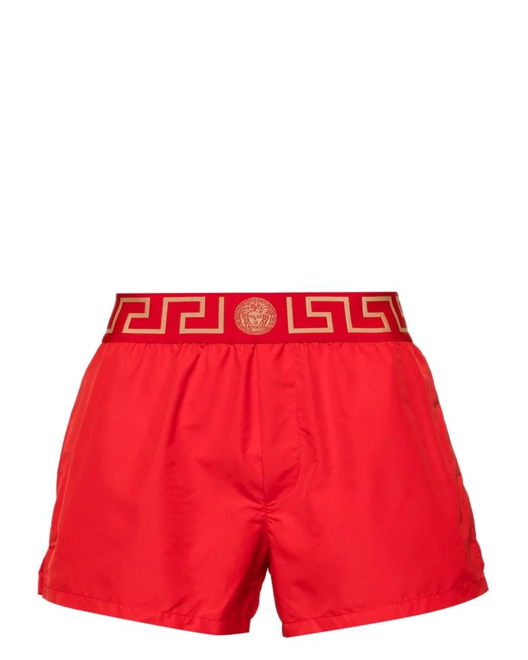 Versace Red Medusa Swim Shorts for men