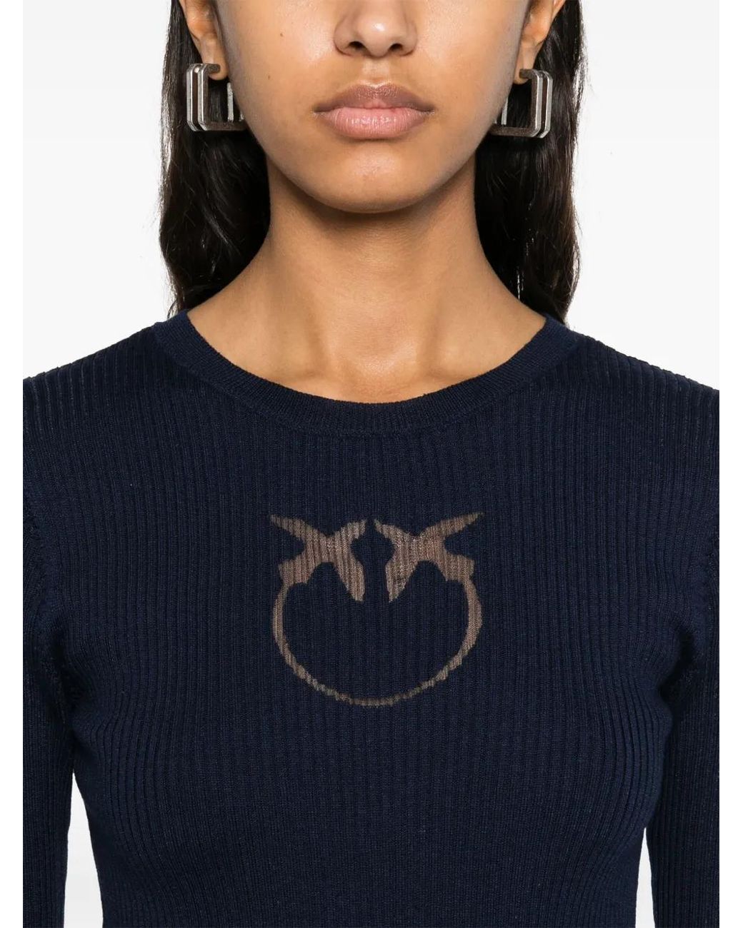 Pinko Blue Love Birds T-Shirt