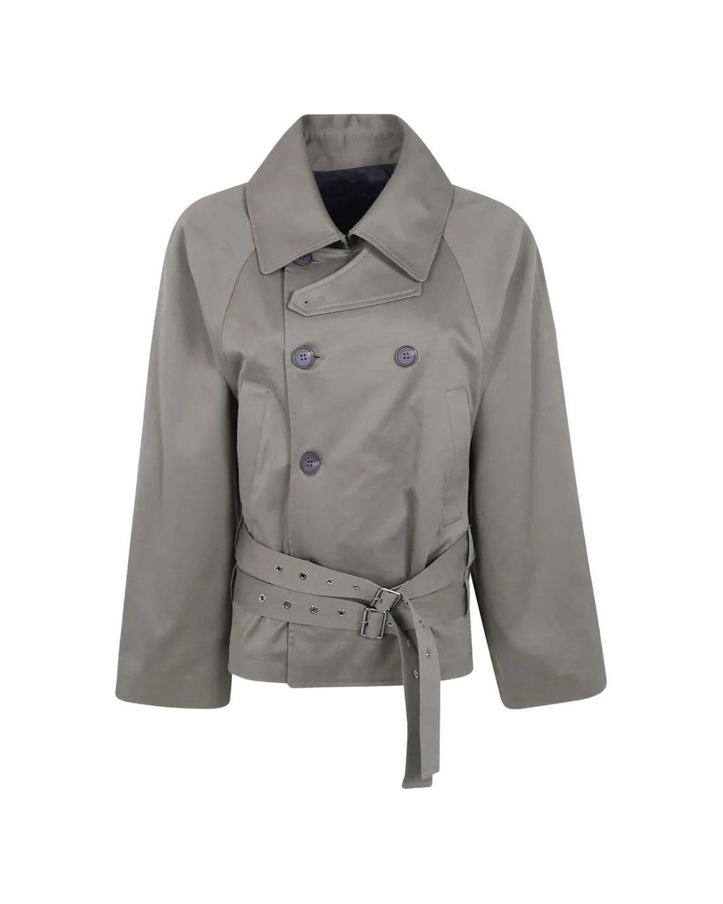 Eudon Choi Gray Monti Belted Double-Breasted Jacket