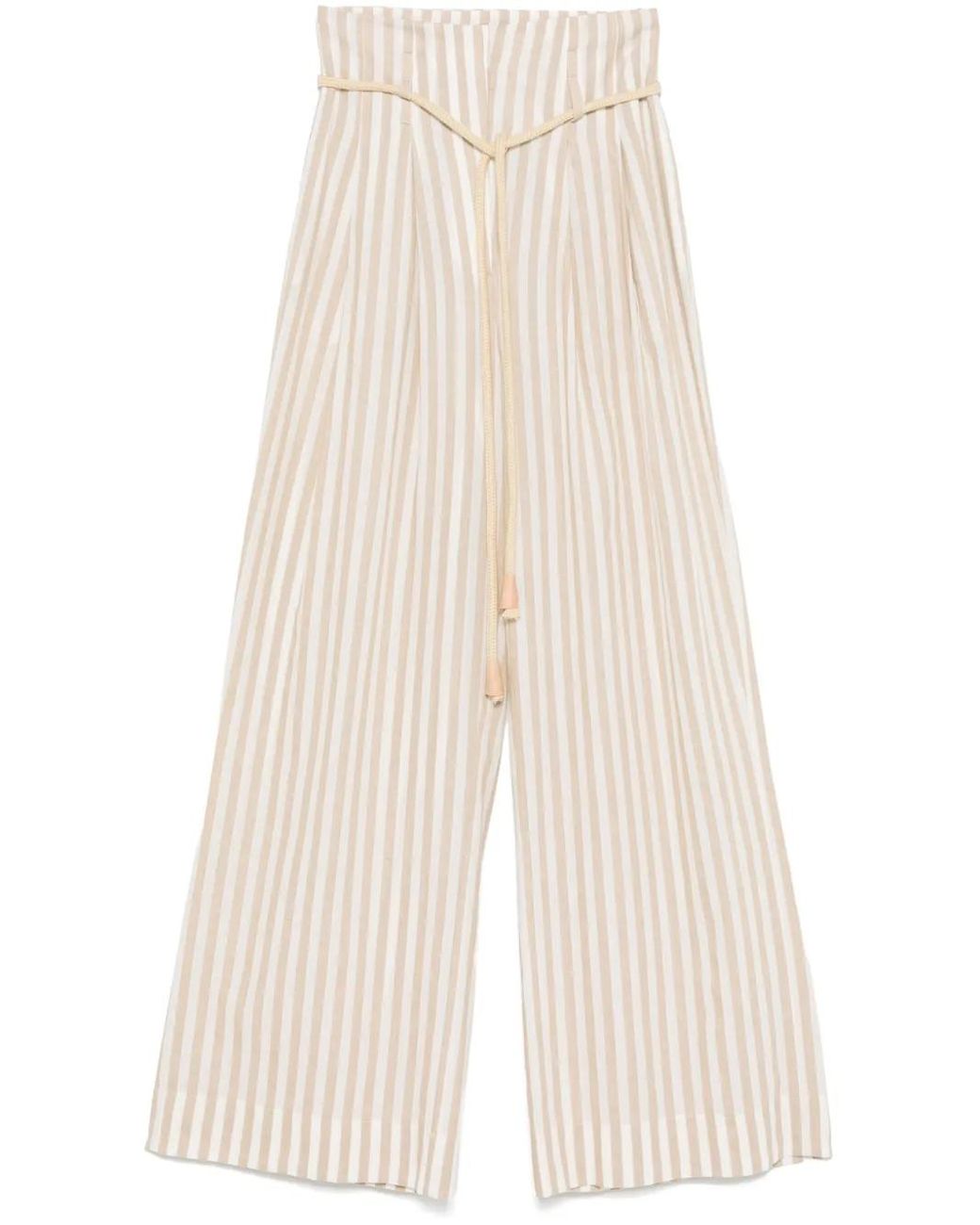 Nanushka White Nevada Trousers