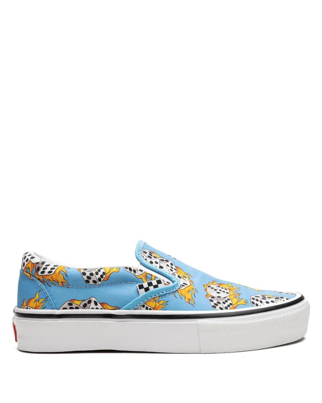 Vans Blue Skate Slip-On Sneakers