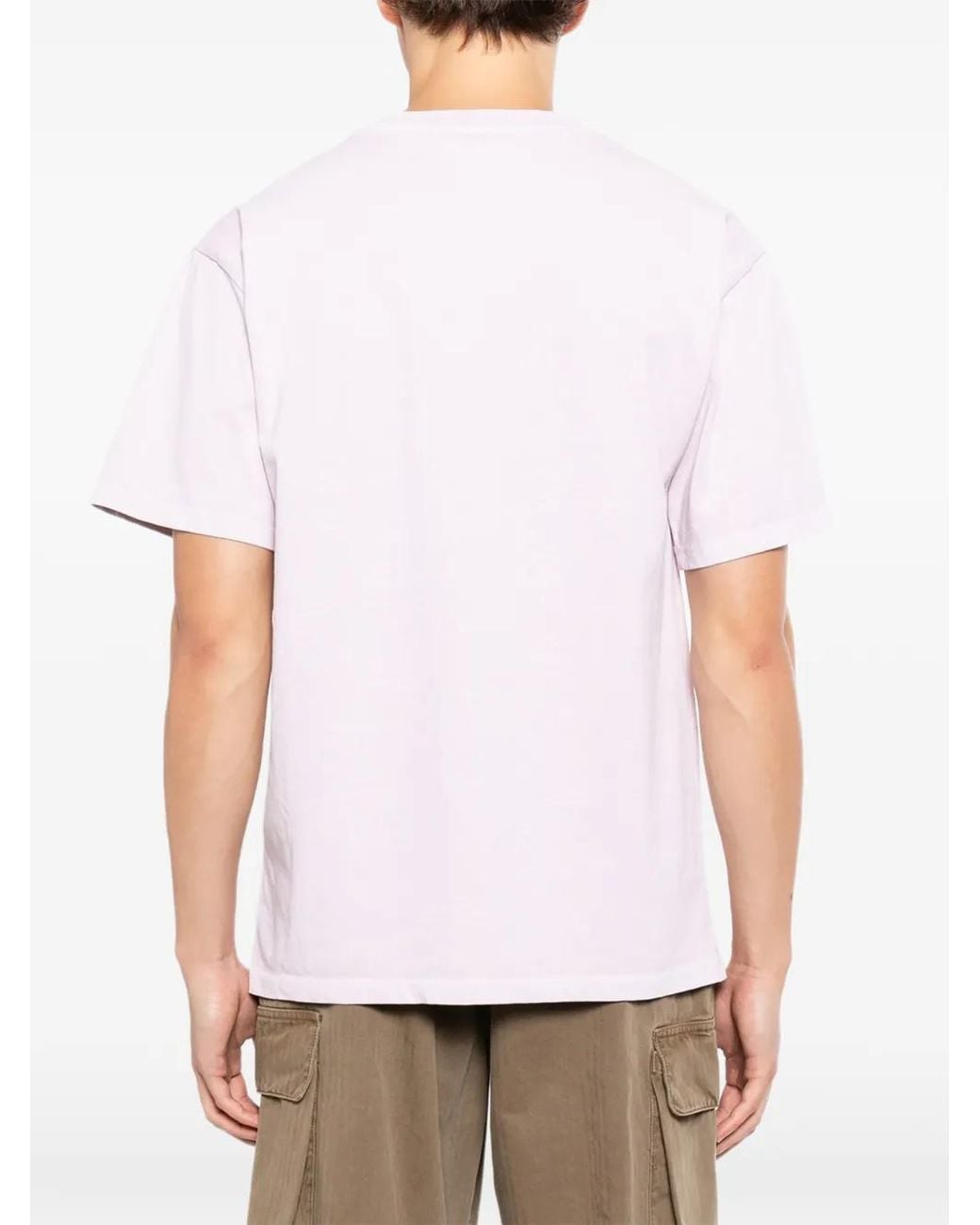 Melt White Eagle Print T-Shirt for men