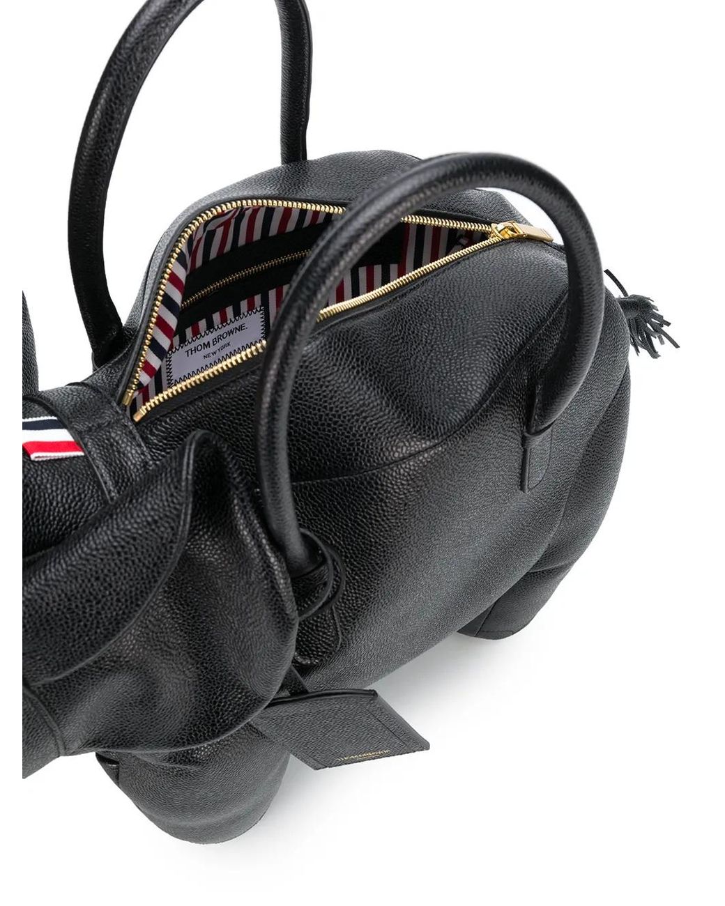 Thom Browne Black Elephant Bag