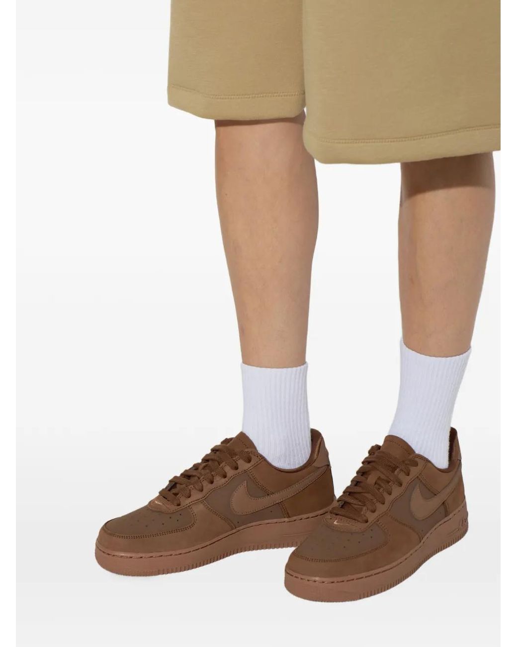 Nike Brown 'Air Force 1 Retro' Sports Shoes