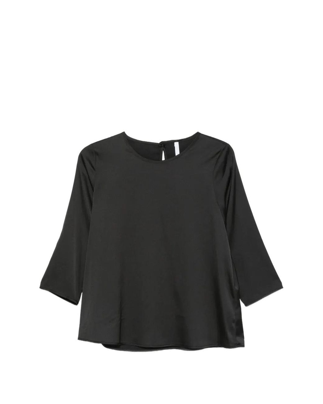 Imperial Black Three-Quarter Sleeve Top