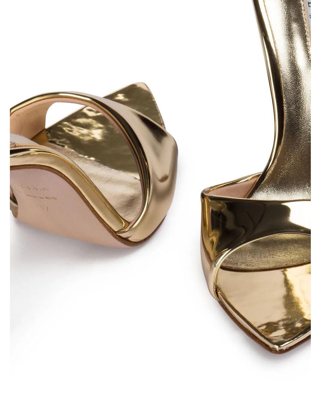 Le Silla Bella Metallic Open-Toe Sandals